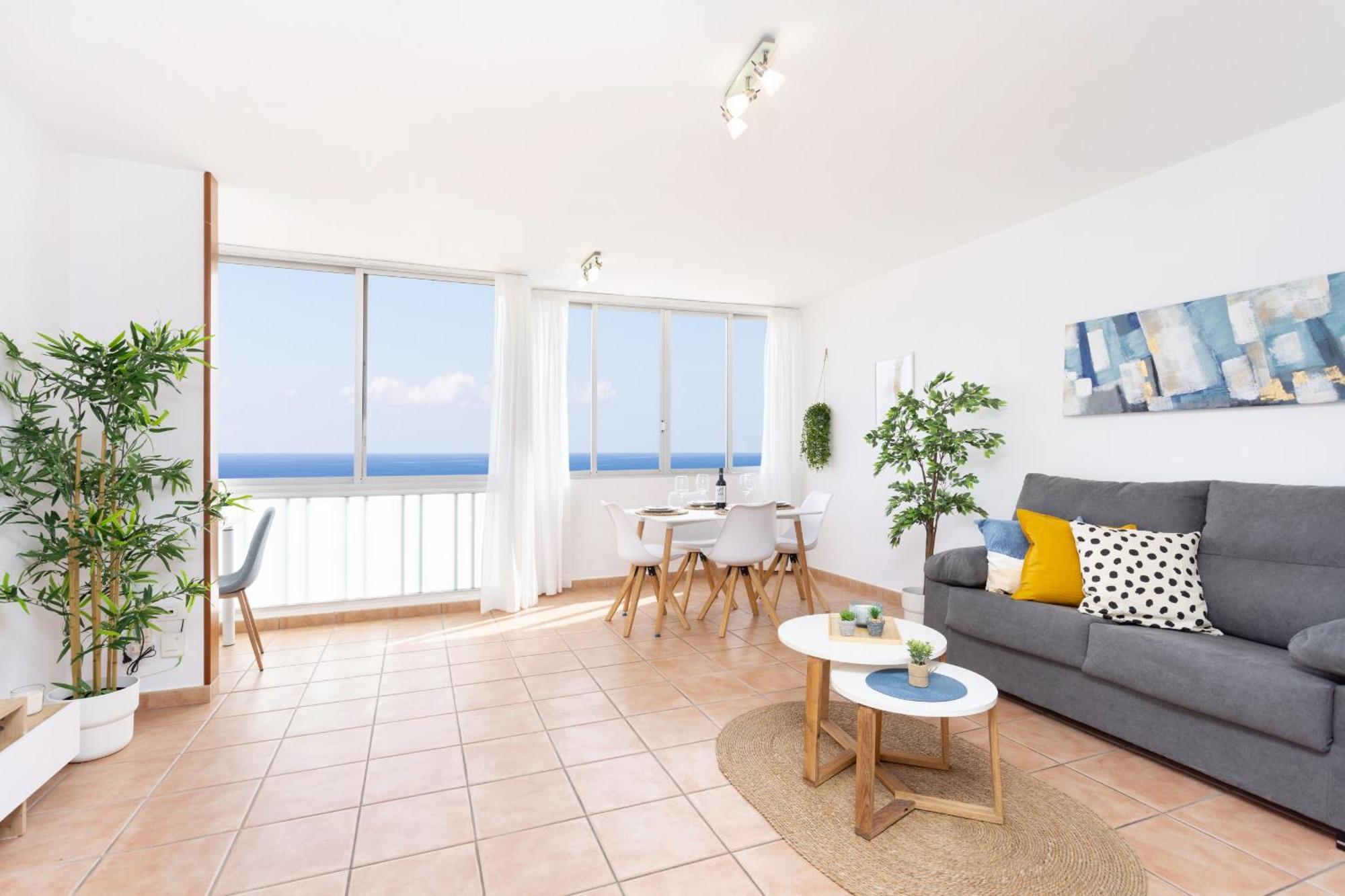 Frontline Duplex Las Arenitas With Pool Candelaria Bagian luar foto