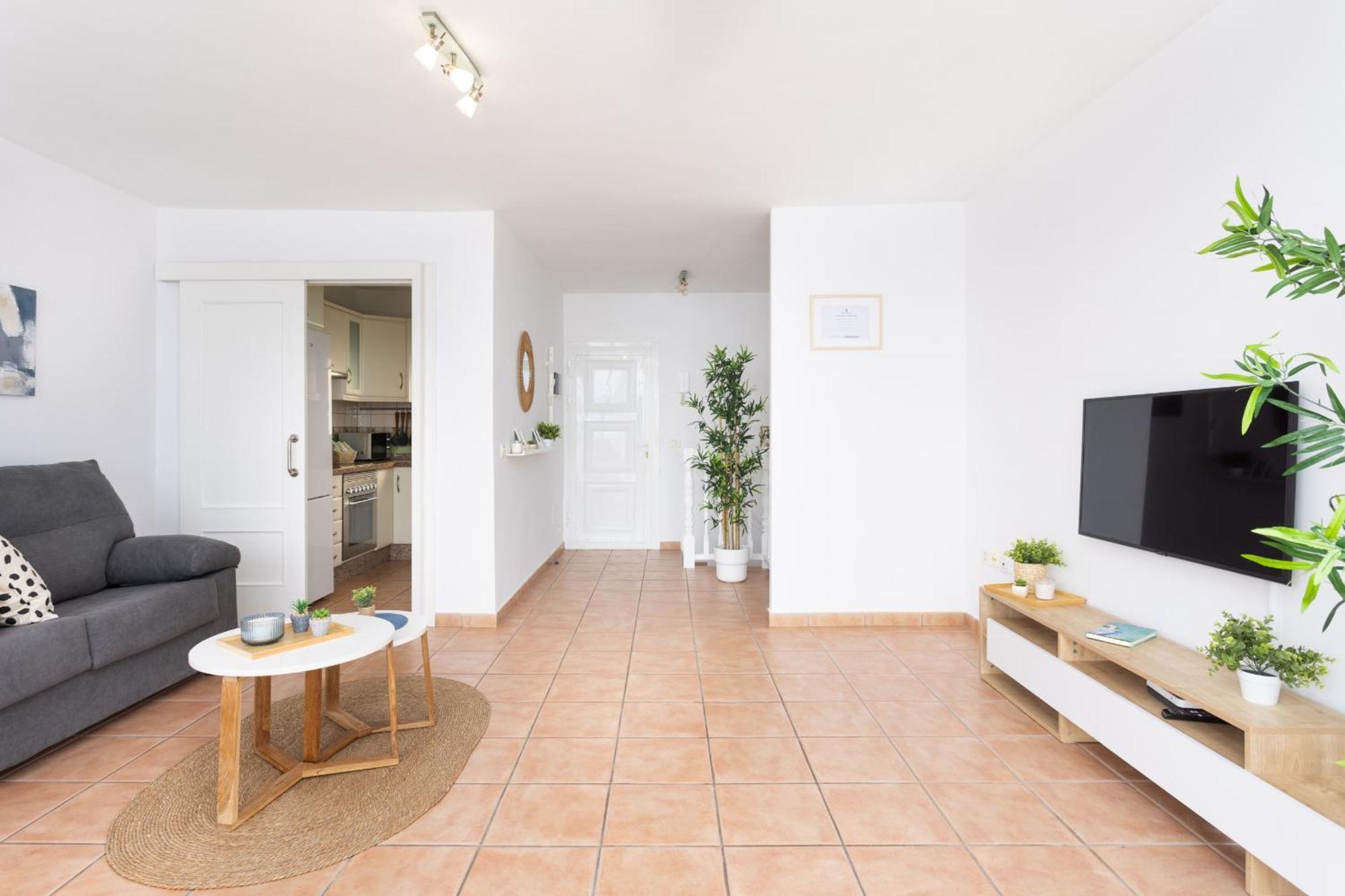 Frontline Duplex Las Arenitas With Pool Candelaria Bagian luar foto